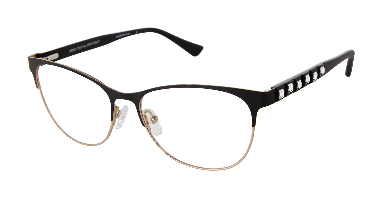 Jimmy Crystal New York Uvita Eyeglasses - view 2